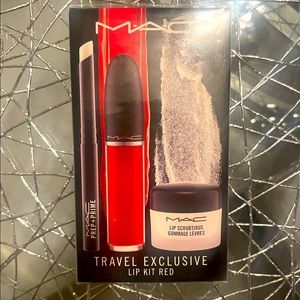 MAC travel exclusive lip kit Red 3 Piece Set